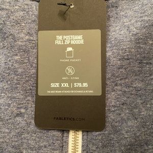 Fabletics men’s light blue hoodie